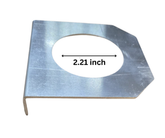 Trailer Light Mounting Bracket – 14-Gauge Aluminum Bracket for 2" Round Trailer Tail Lights 1000506