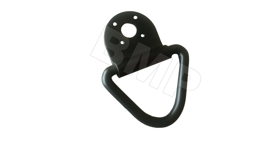 BLACK POWDER COATED STEEL TRIANGLE D RING SECOND CHOICE QUALITY