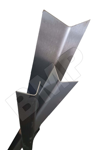 304 STAINLESS STEEL CORNER GUARD ANGLE 1.5"x1.5"x47 3/4" 0600501