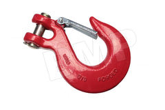 5/8" SLIP HOOK WITH SAFETY CLIP red hook