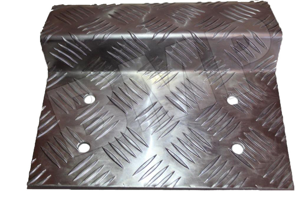 thumbnail image 2 of BMP Diamond Plate Aluminium Loading Ramp End Kit – For Motorcycles, Pets, Livestock, 0100104 2 of 6