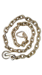 5/8" x 10 ft Tow Chain with Hooks and Ring