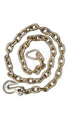 5/8" x 10 ft Tow Chain with Hooks and Ring 0900148