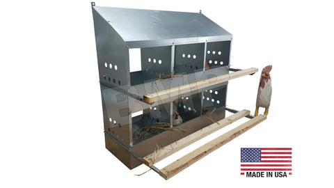 6 HOLE CHICKEN NESTING BOX 0300112