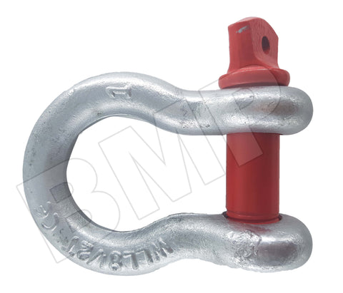 1" ANCHOR SHACKLE WITH RED PIN - 0900163