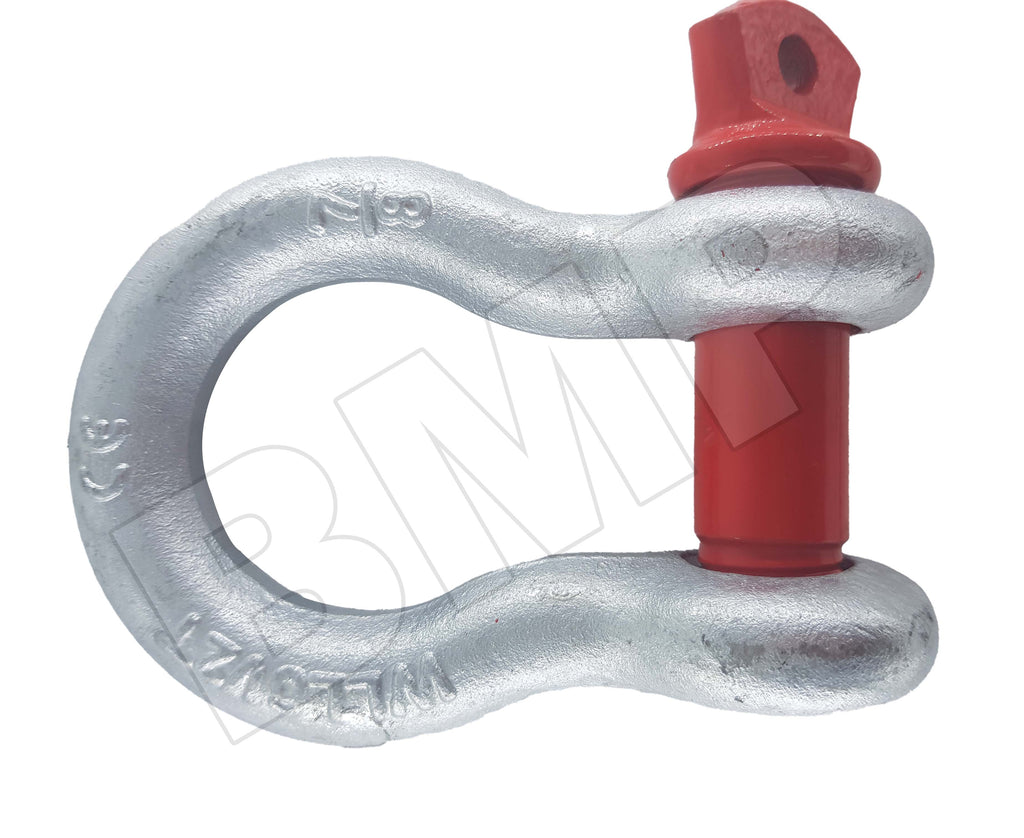 7/8" ANCHOR SHACKLE WITH RED PIN