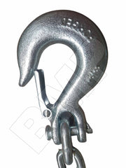2´ SAFETY CHAIN WITH 2 x  3/8" SLIP HOOK W/CLIP 0900173
