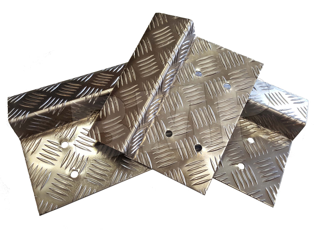 Heavy Duty Aluminum Loading Ramp – Diamond Plate Ramp for Motorcycles ...