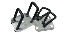 SQUARE M14 U-BOLT KIT 2 1/16" x 9/16" x 4 3/4" - RAW STEEL